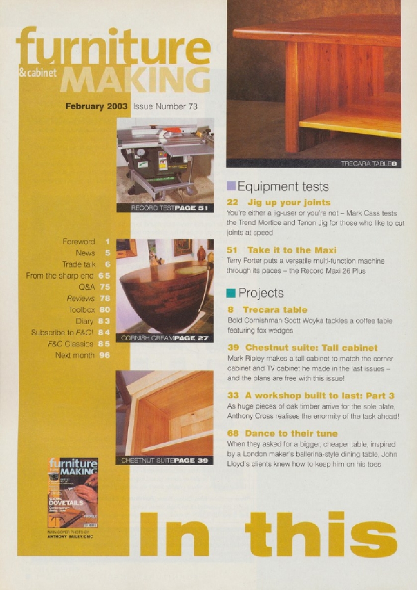 Furniture & Cabinetmaking 073 2003-02